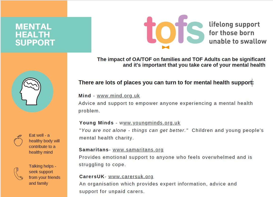 mental health support TOFS