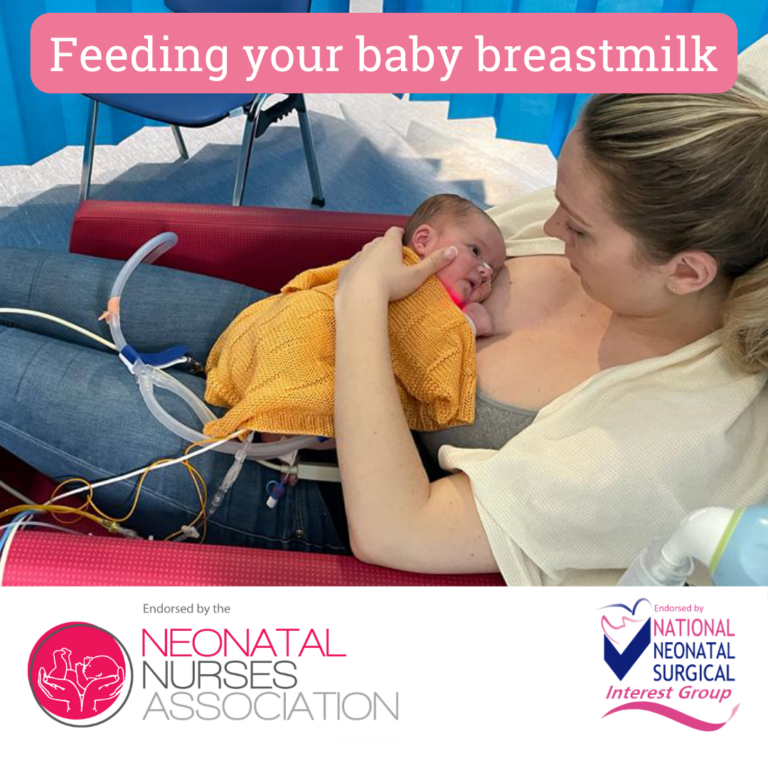 Feeding your baby breastmilk