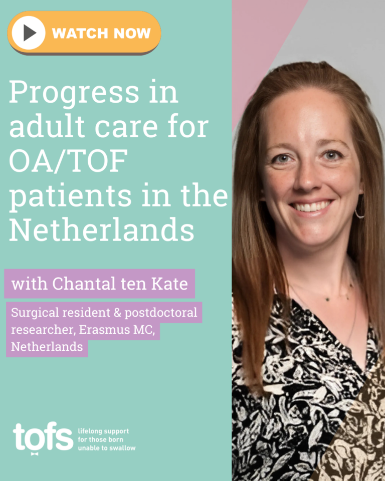 Video - Chantel ten Kate "Progress in adult care for OA/TOF patients in the Netherlands"