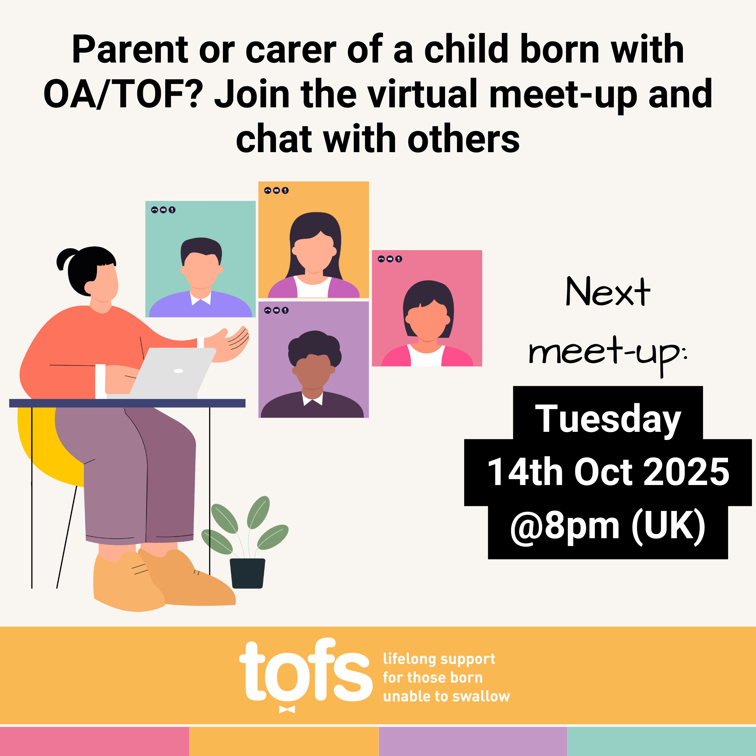 Parent Cuppa and chat - Tuesday 14th October 2025 8pm