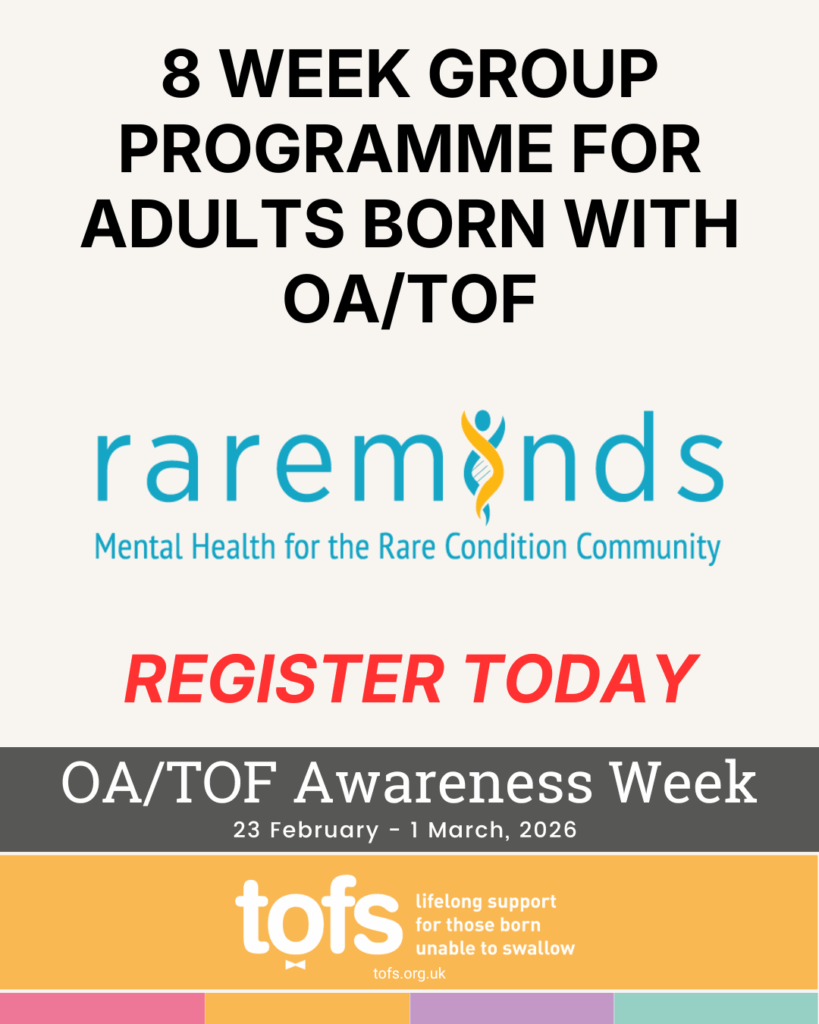 8 week group programme for adults born with OA/TOF