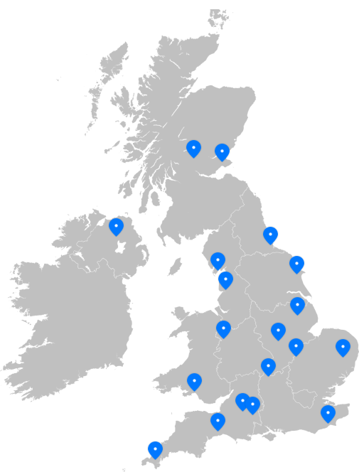 Skydiving for charity - locations across the UK