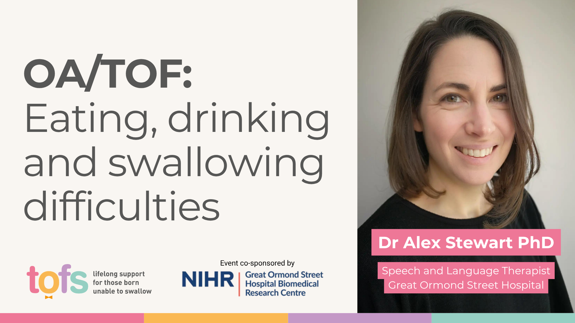 Eating, drinking and swallowing difficulties in OA/TOF