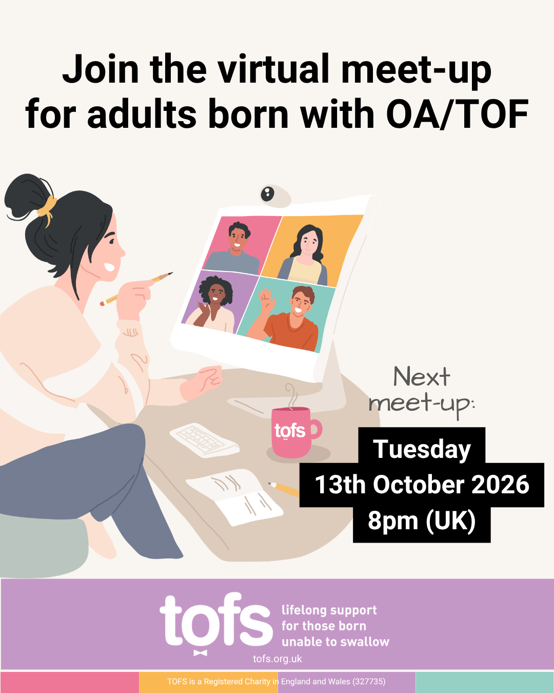 OA/TOF - Adult Coffee & Chat - Oct 13, 2026 08:00 PM