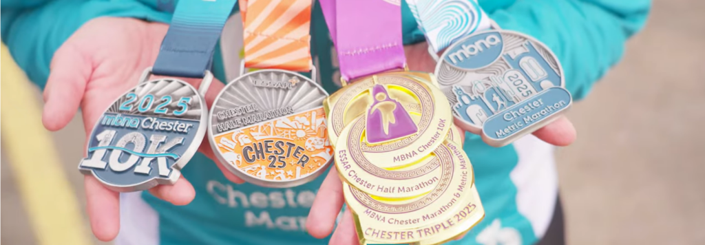 Chester Triple Medals